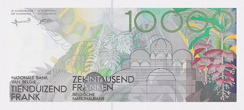 Belgium, Banque Nationale de Belgique, 10000 Francs, 1982 - 1997, P.146 REPLICA My Store