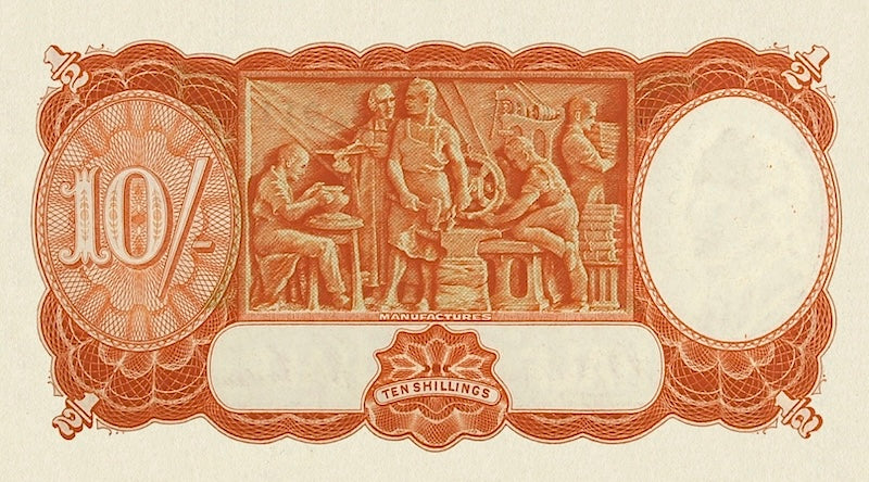 Australia, George VI, 10 Shillings, 1 - 10 Pounds, 1938, P.25 - P.28, Complete Set REPLICA My Store