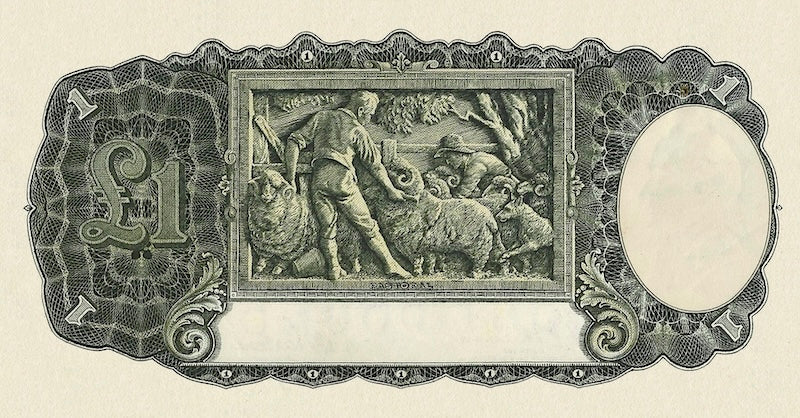 Australia 1936 King Edward VIII 1 Pound replica banknote