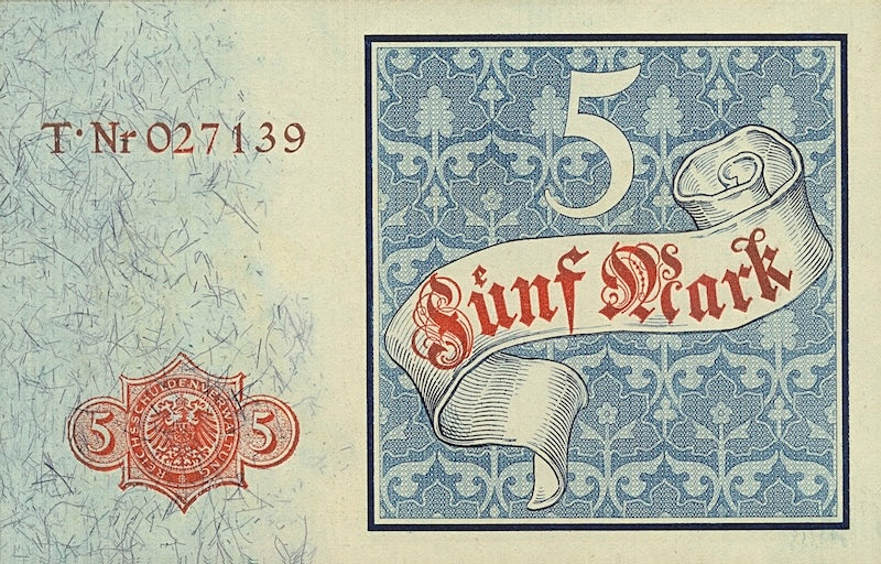 Germany, Reichskassenschein, 5, 20 & 50 Mark, 1882, P.4 - P.6 REPLICA My Store