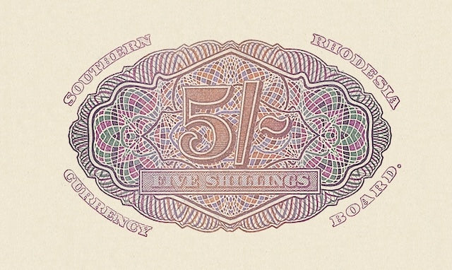 Southern Rhodesia, KGVI 1939, 5 & 10 Shillings, 1 & 5 Pounds, P.8 - P.11, Complete Set REPLICA Old Currency Replicas