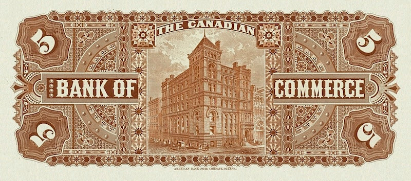 Dominion of Canada, Canadian Bank of Commerce, 5 - 100 Dollars, 1888, Complete Set REPLICA My Store