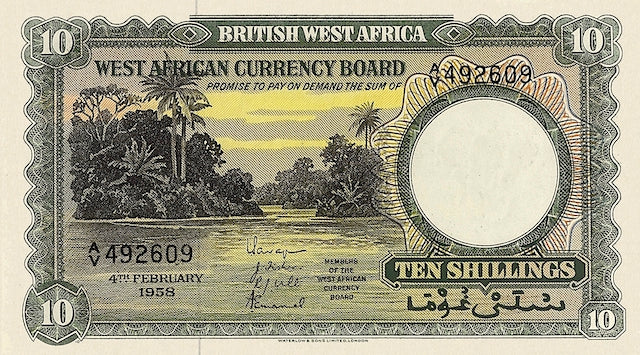 British West Africa, QEII 1953, 10, 20 & 100 Shillings, P.9 - P.11, Complete Set REPLICA My Store