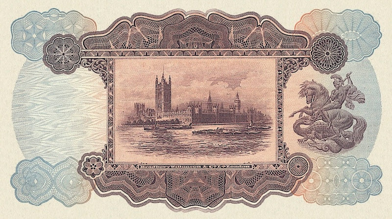 United Kingdom, King George V, Treasury Note, 1 Pound, Unissued 1914 - 1919, P.NL REPLICA My Store