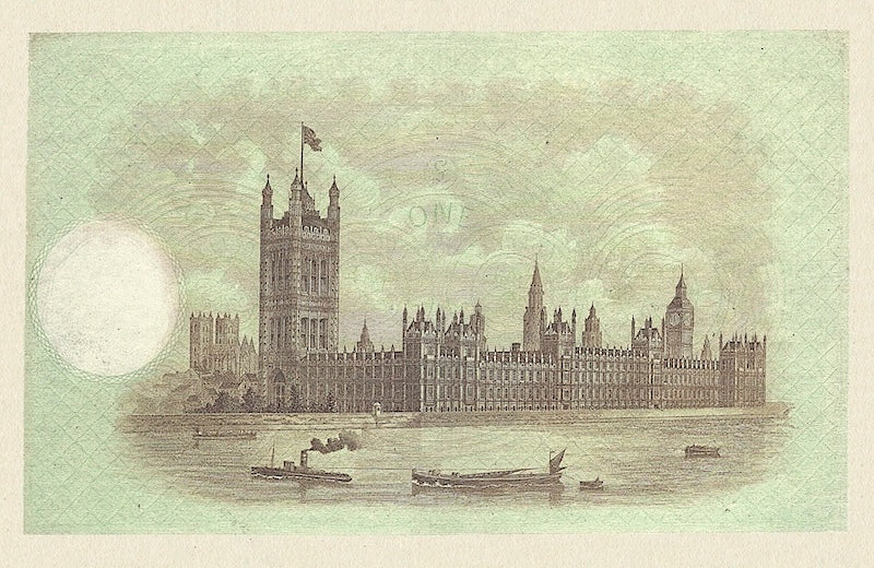 “United Kingdom Treasury Note £1, King George V, Unissued 1914 banknote”
