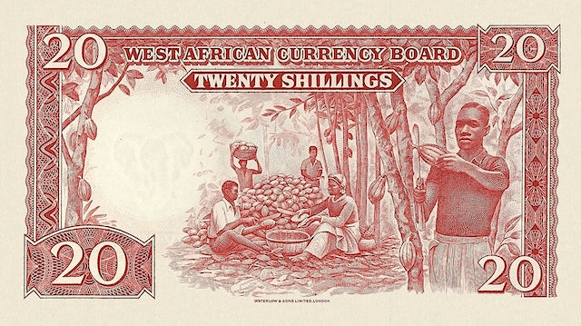 British West Africa, QEII 1953, 10, 20 & 100 Shillings, P.9 - P.11, Complete Set REPLICA My Store