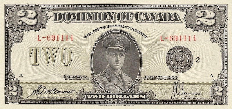 Dominion of Canada, 1 - 1000 Dollars, 1923 - 1925, P.33 - P.37, Complete Set REPLICA My Store