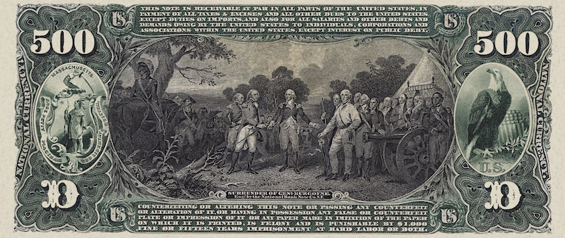 Antique Style US Banknote Set Replica