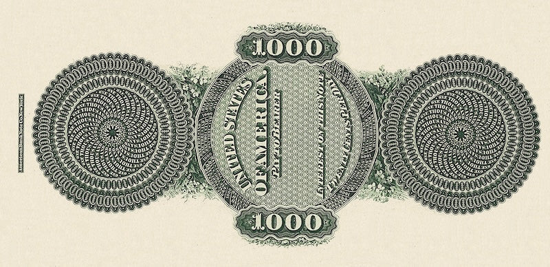 United States, Interest Bearing Notes 500, 1000 & 5000 Dollars, 1861, Fr.209 - Fr.211, REPLICA My Store