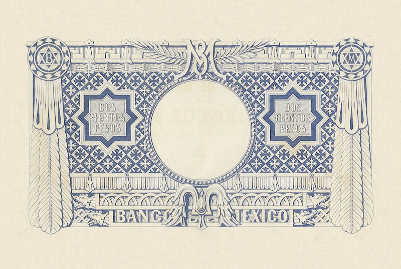 Mexico, Empire Maximilian, Banco de Mexico, 10 - 200 Pesos, 1866, P.7 - P.10, Complete Set REPLICA My Store