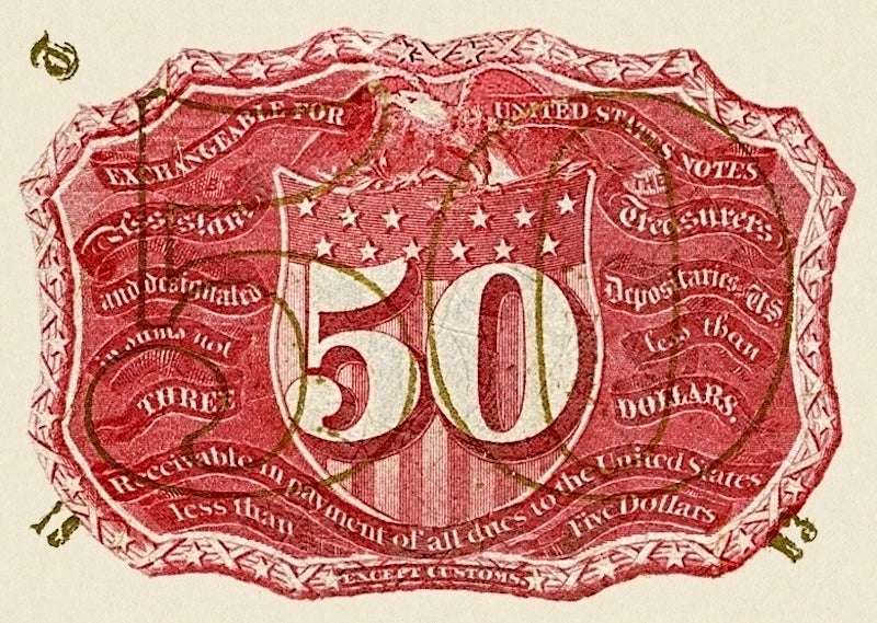 United States, Fractional First & Second Issues, 5 - 50 Cents, 1862 - 1863, P.97 - P.104, Complete Set REPLICA My Store