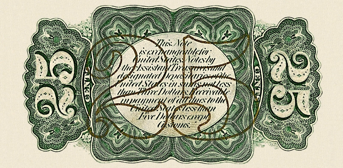 United States, Fractional Third Issue, 3 - 50 Cents, 1863, P.105 - P.114, Complete Set REPLICA My Store