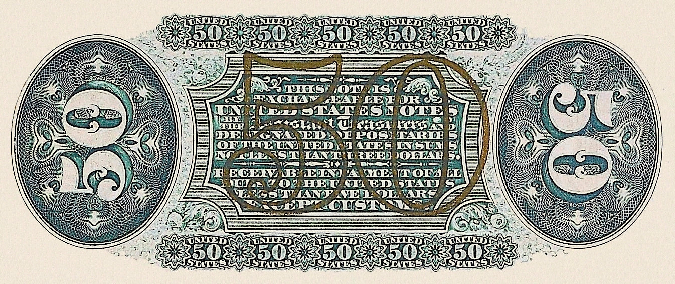 United States, Fractional Third Issue, 3 - 50 Cents, 1863, P.105 - P.114, Complete Set REPLICA My Store