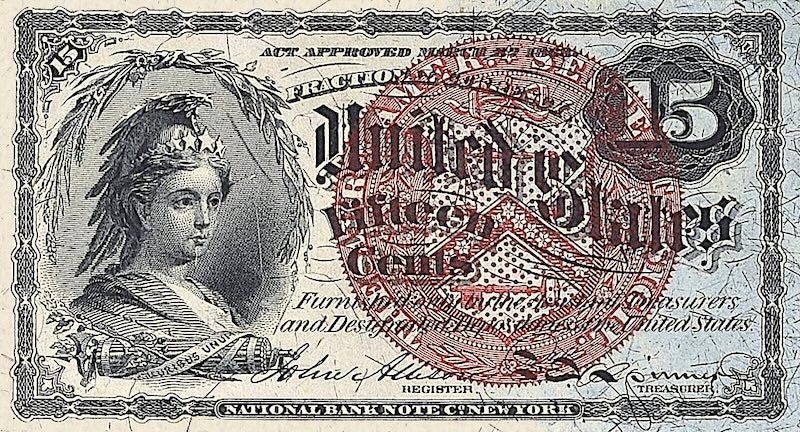 United States Fractional Currency Fourth Issue Set