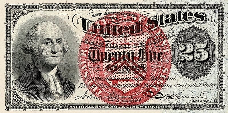 United States Fractional Currency Fourth Issue Set