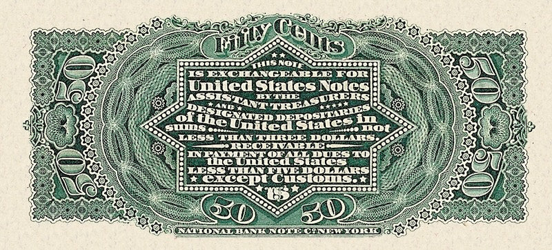 United States Fractional Currency Fourth Issue Set