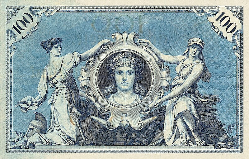 Germany, Reichsbanknote 100 & 1000 Mark, 1884 - 1891, P.12 - P.13 REPLICA My Store