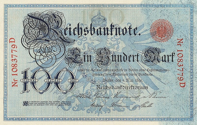 Germany, Reichsbanknote 100 & 1000 Mark, 1884 - 1891, P.12 - P.13 REPLICA My Store