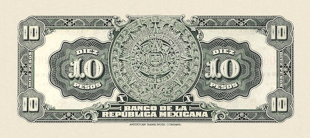 Mexico, Banco de la Republica Mexicana,  5 - 100 Pesos, 1918, P.11 - P.15, Complete Set REPLICA My Store