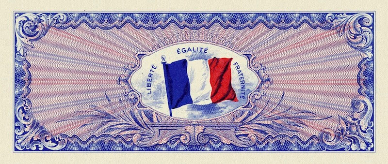 France, Allied Military Occupation, 5000 Francs, 1944, P.121 REPLICA My Store