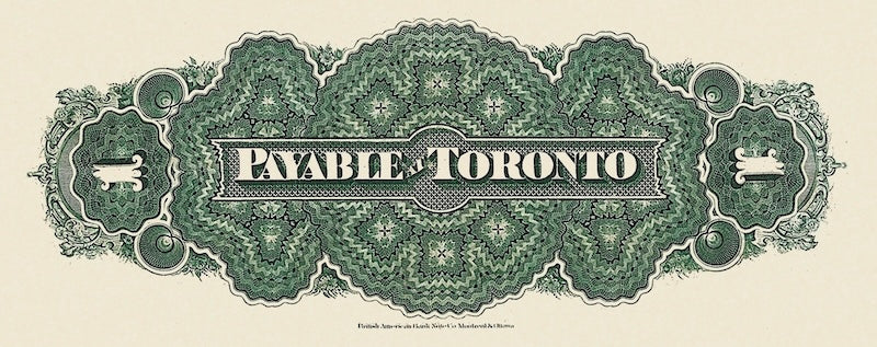 “Dominion of Canada 1 Dollar 1923 replica banknote”