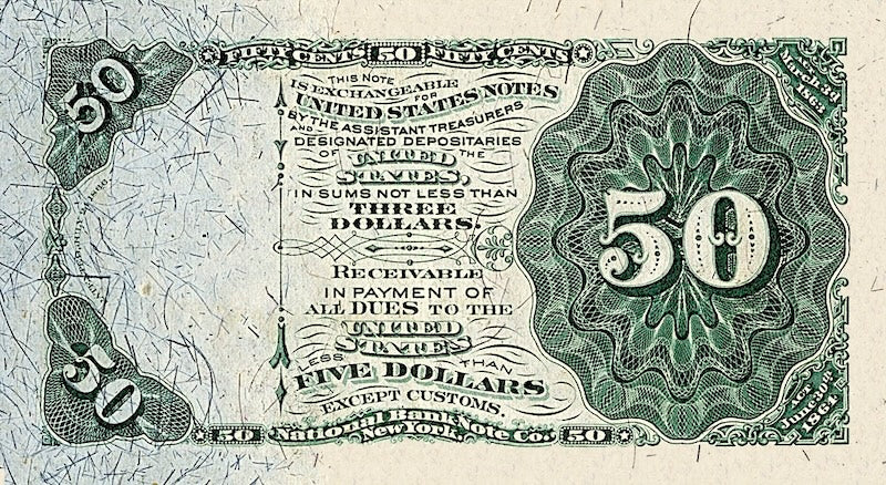 US 15 Cents Fractional Banknote Reproduction