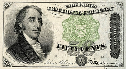 Replica 1863 10 Cents Fractional Currency Note