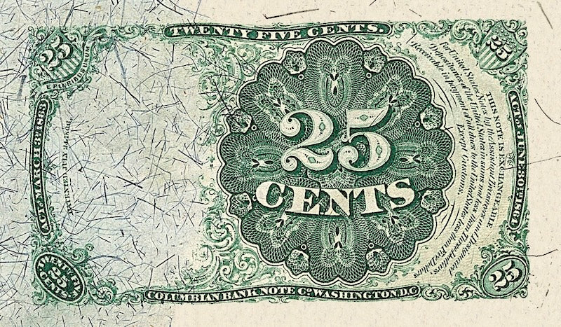 United States, Fractional Fifth Issue, 10, 25 & 50 Cents, 1874, P.122 - P.124, Complete Set REPLICA My Store