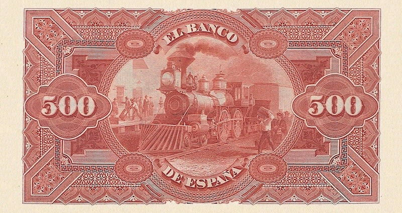 Spain, Banco de España, Lope de Vega Issues 100, 100 & 1000 Pesetas, 1876, P.11 - P.13, Complete Set REPLICA My Store