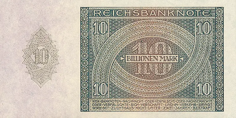 Germany, 5 - 100 Billionen Mark, 1924, P.137 - P.141, Complete Set REPLICA My Store