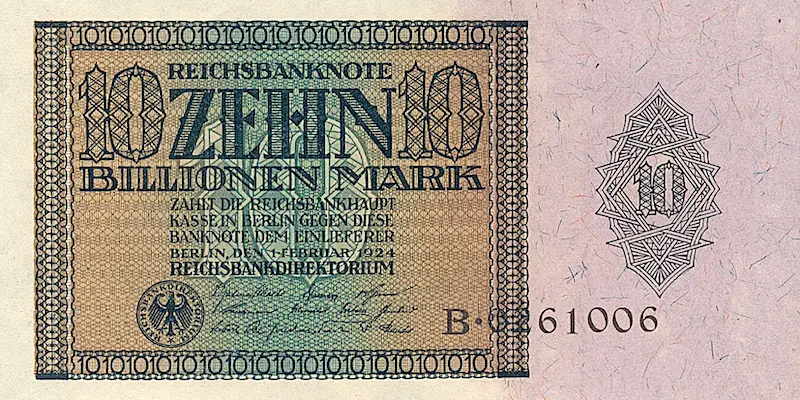 Germany, 5 - 100 Billionen Mark, 1924, P.137 - P.141, Complete Set REPLICA My Store