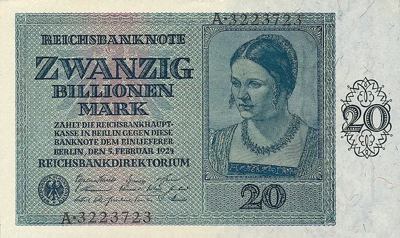 Germany, 5 - 100 Billionen Mark, 1924, P.137 - P.141, Complete Set REPLICA My Store