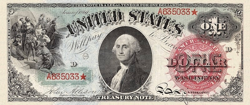 United States, Treasury Notes, 1 - 1000 Dollars, 1869, P.144 - P.152, Complete Set, REPLICA My Store