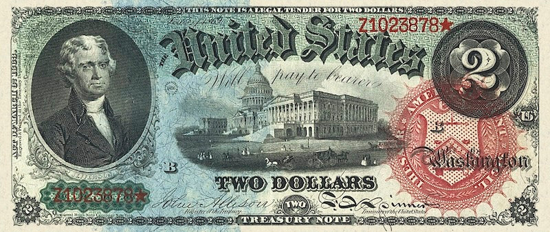 United States, Treasury Notes, 1 - 1000 Dollars, 1869, P.144 - P.152, Complete Set, REPLICA My Store