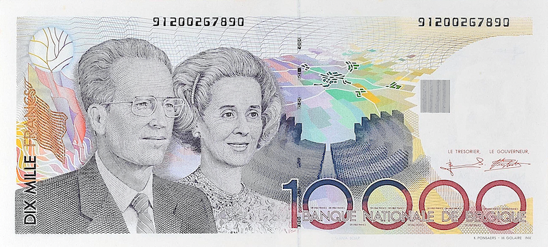 Belgium, Banque Nationale de Belgique, 10000 Francs, 1982 - 1997, P.146 REPLICA My Store