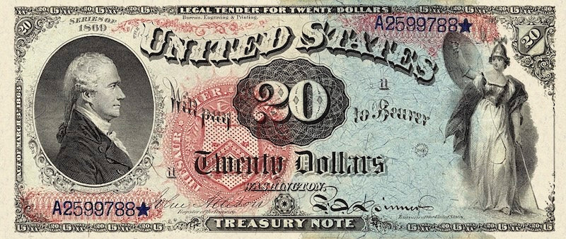 United States, Treasury Notes, 1 - 1000 Dollars, 1869, P.144 - P.152, Complete Set, REPLICA My Store