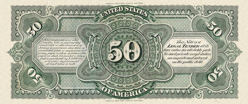 United States, Treasury Notes, 1 - 1000 Dollars, 1869, P.144 - P.152, Complete Set, REPLICA My Store