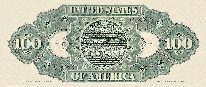 United States, Treasury Notes, 1 - 1000 Dollars, 1869, P.144 - P.152, Complete Set, REPLICA My Store