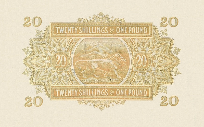 British East Africa, George V 1921 - 1933, 5 - 10000 Shillings,  P.13 - P.19, Complete Set REPLICA My Store