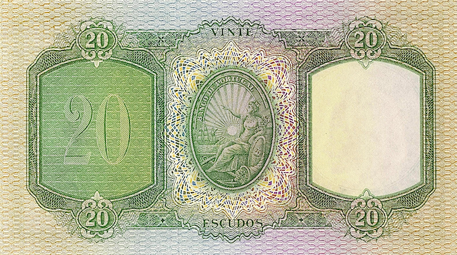 Portugal Banco de Portugal complete replica banknote set 20–5000 Escudos