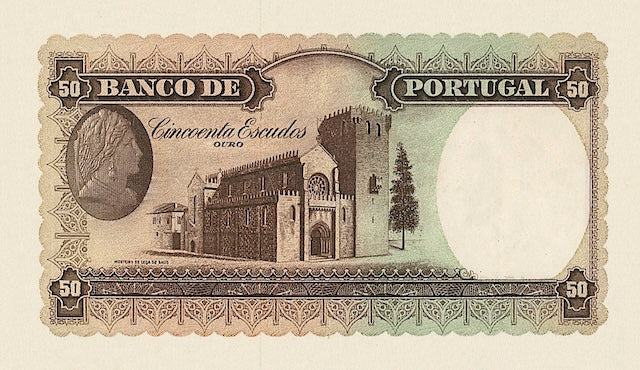 Portugal, Banco de Portugal 20 - 5000 Escudos, 1941, P.153 - P.157, Complete Set REPLICA My Store