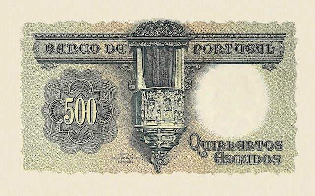 Portugal Banco de Portugal complete replica banknote set 20–5000 Escudos