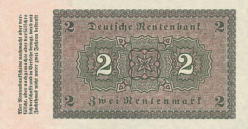 Germany, Rentenbankschein 1 - 1000 Rentenmark, 1923, P.161 - P.168, Complete Set REPLICA My Store