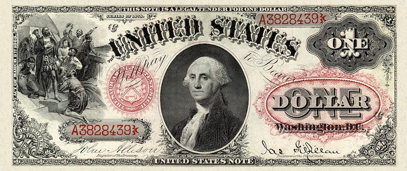 United States, Treasury Notes, 2 - 10,000 Dollars, 1878, P.165 - P.175, Complete Set REPLICA My Store