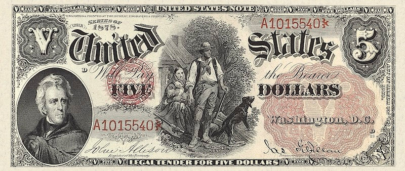 United States, Treasury Notes, 2 - 10,000 Dollars, 1878, P.165 - P.175, Complete Set REPLICA My Store