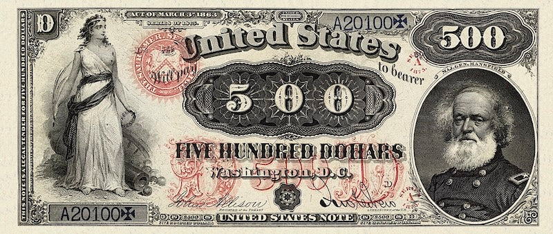 United States, Treasury Notes, 2 - 10,000 Dollars, 1878, P.165 - P.175, Complete Set REPLICA My Store
