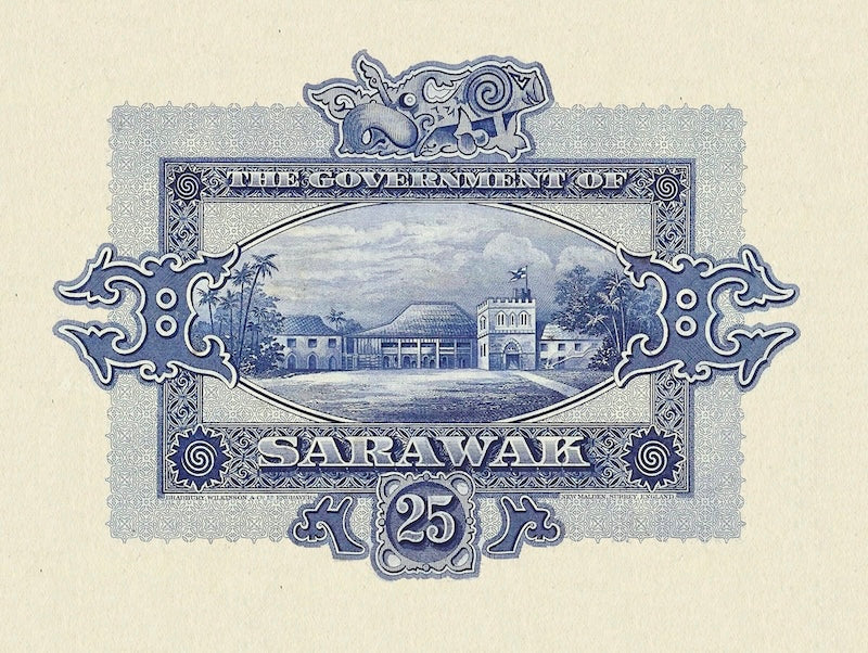 Sarawak, Rajah Brooke, 1 - 100 Dollars, 1929, P.14 - P.19, Complete Set REPLICA My Store