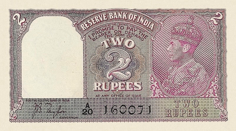 British India, George VI, 2 - 10000 Rupees, 1937, P.17 - P.22, Complete Set REPLICA My Store