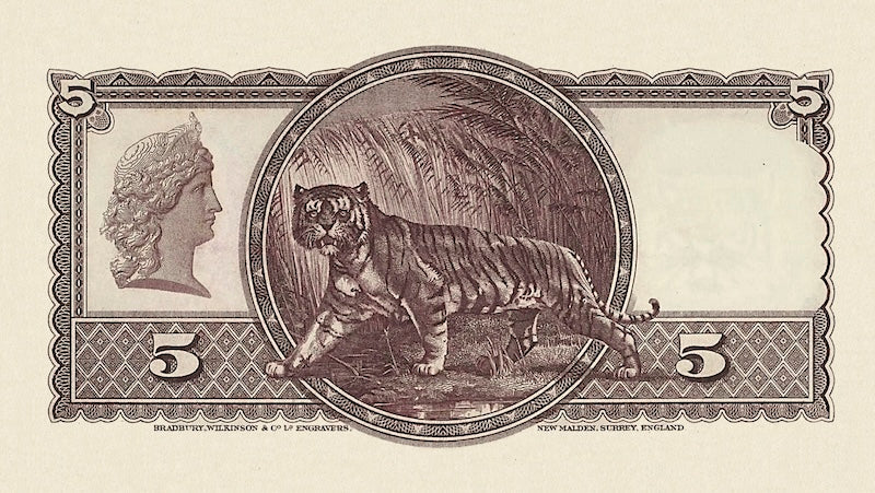 Straits Settlements, 1, 5 & 10 Dollars, 1931 - 1935, P.16 - P.18, Complete Set REPLICA My Store