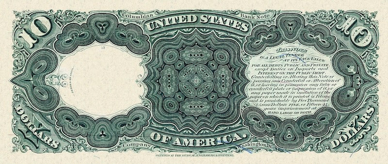 United States, Treasury Notes, 1 - 1000 Dollars, 1880, P.176 - P.184, Complete Set REPLICA My Store